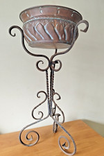 Portavasi vintage in ferro a