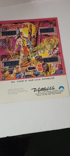 Volantino totem flipper - totem,
