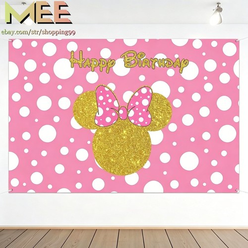Sfondo rosa minnie mouse buon - rosa,