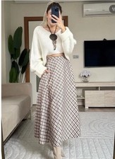 GONNA MANTELLA A QUADRI ZARA