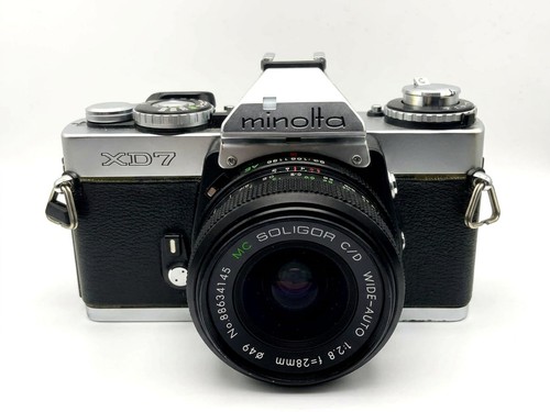 Minolta soligor 28 mm - xd, +