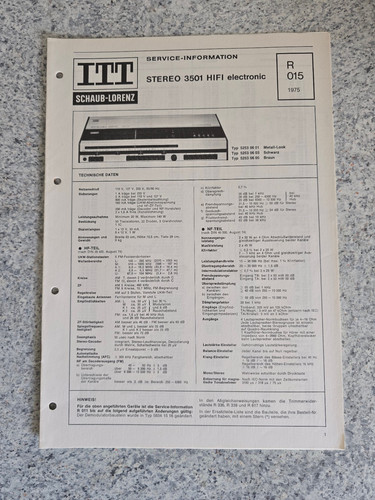 Manuale servizio originale - di,
