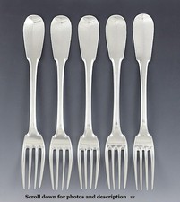 5 antiche forchette per