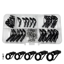 35 pz/scatola anello guida punta sub-guida occhiello-set canna mare filo-anello 2,4/2,8/3/4/5,5 mm