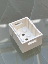 Lego 30150 Cassa Contenitore 3 x 4 x 1 2/3 con Maniglie Bianco x 1. Usato OMAGGIO P&P