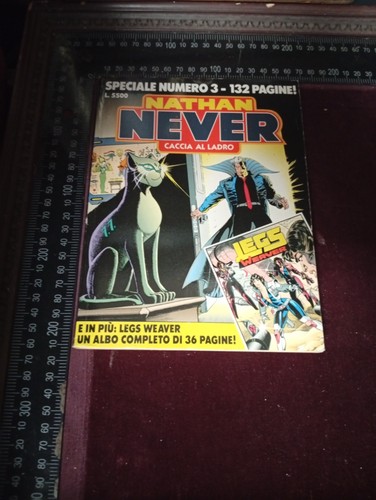 Fumetto nathan never caccia - never, al