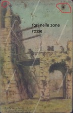 b568 cartolina basilio cascella ponte levatoio di magliano