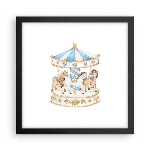 Poster 30x30cm cavalli - poster,
