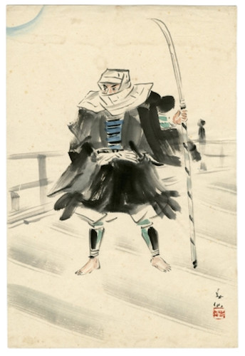 Shunsen natori musashibō - natori, "