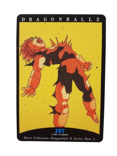 Old card dragonball z - card,