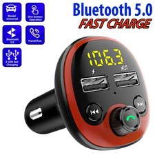 Kit Adattatore Lettore MP3 Trasmettitore FM Bluetooth Auto Caricatore USB Wireless