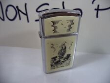 zippo lighter SLIM SCRIMSHAW