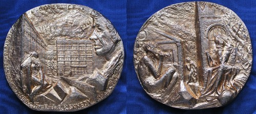 Medaglione bronzo artistico - medaglione,