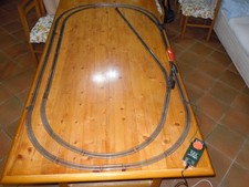 LIMA HO CIRCUITO TRENO BINARI + 3 SCAMBI  2 ANELLI IN PARALLELO + TRASF. DIORAMA