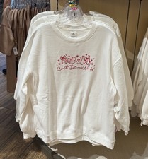 🩷NUOVO WDW Felpa bianca