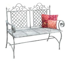 Panca da giardino in metallo