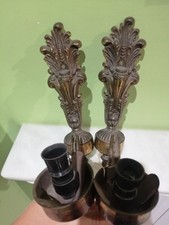 2 applique da muro Vintage antiquariato anni 50 ottone dorato