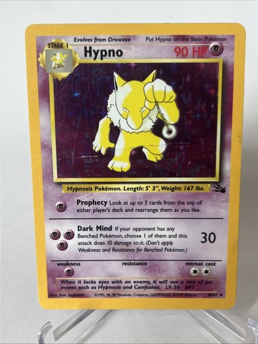 Hypno 62 holo rare - 8/62,