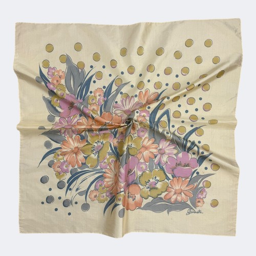 Sciarpa batik floreale - sciarpa, seta
