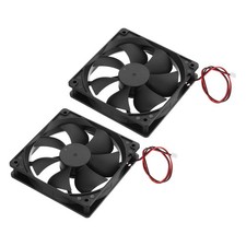 2 Pcs DC12V Brushless Cooling