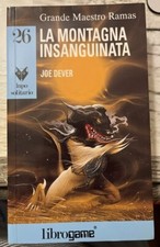 librogame  LA MONTAGNA INSANGUINATA n.26 Lupo solitario  1°edizione 1997  OTTIMO