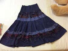 Gonna lunga di jeans modello Positano tg 44-48