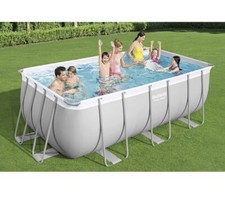 Bestway Power Steel 56457 Piscina Fuori Terra 412x201x122cm Con Filtro Sabbia