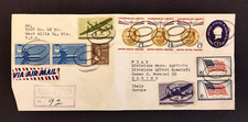 Busta Francobolli USA Posta Aerea da Stati Uniti a FIAT Air Mail anni '50 Storia