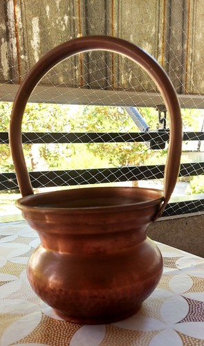 Antico secchiello rame - antico, con