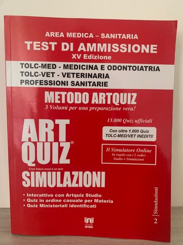 Libro artquiz simulazioni xv - libro,
