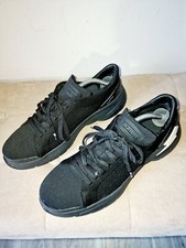 NEIL BARRETT Men's Black Bolt Textile Lace-up Sneaker   Uomo 