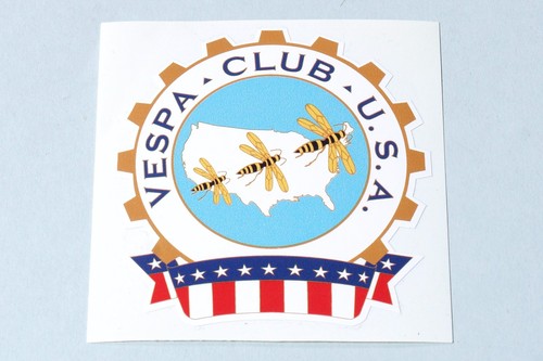 Adesivo decorativo vespa club - adesivo,