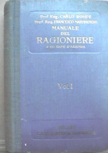 Manuale del ragioniere - ragioniere,