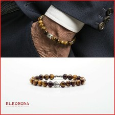 bracciale da uomo con pietre