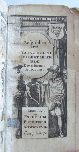 1627 scotland elzevier - 1627, press