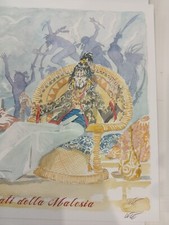 Litografia fumetti d'autore Disegnatore Lele Vianello