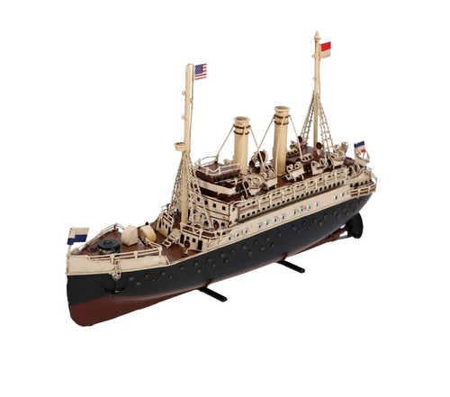 Modellino barca nave del 1900 - del,