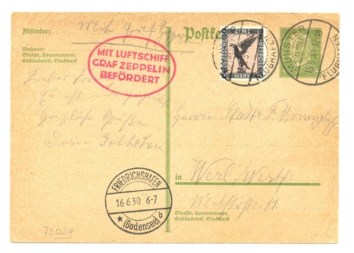 Germania 1930 upr ps card - 1930,