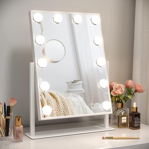Specchio trucco con luci - con,