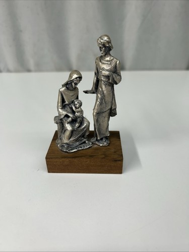 Holy family figurine peltro - figurine,