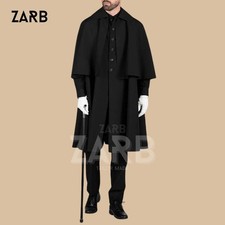 Cappotto nero inverness - nero,