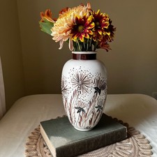 Vaso in ceramica dipinto a