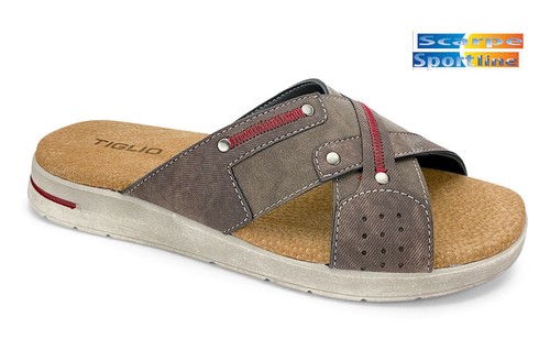 Tiglio 821 moro pantofole - t.,