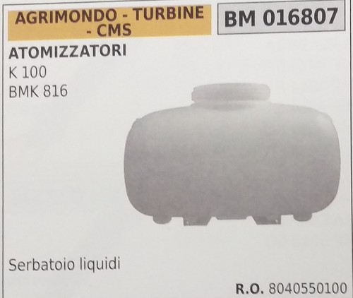 8040550100 serbatoio liquidi - serbatoio,