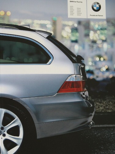 Brochure depliant bmw e61 - depliant,