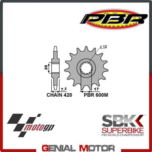 600m 18nc pignone pbr passo - 600m,