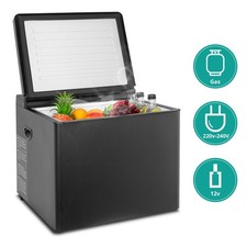 Smad 40L 3 WAY CAMPING & CARAVAN FRIDGE 12V 220V GPL Frigorifero Traval Van