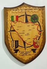 I155286 CREST in legno - Brigata Multinazionale Nord - IV° Stage Sarajevo 2000