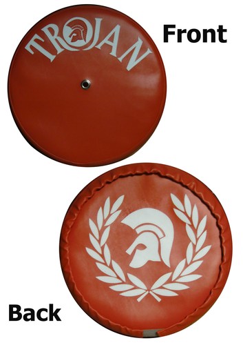 Corona casco rosso bianco - corona/casco, rosso/bianco