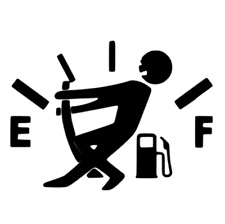 Adesivo Vinile Omino lancetta